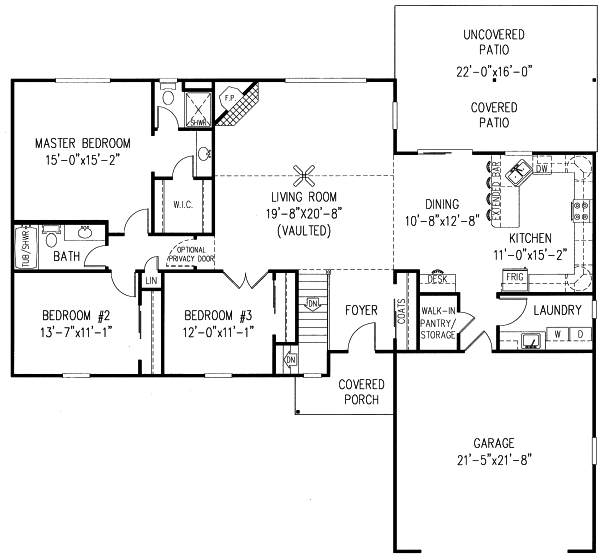 Main Floor Plan: 13-107