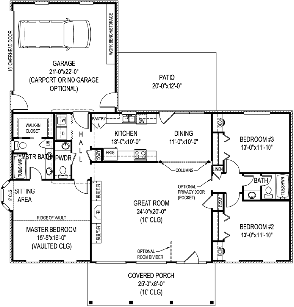 Main Floor Plan: 13-108
