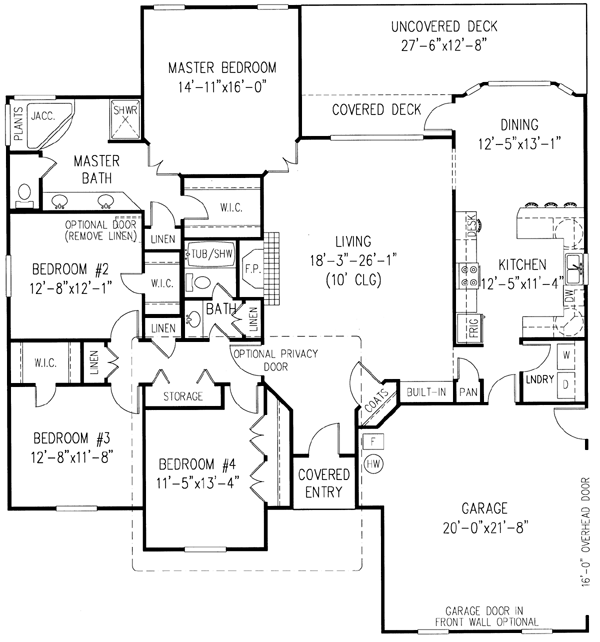 Main Floor Plan: 13-114