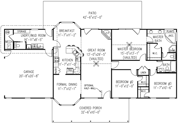 Main Floor Plan: 13-115