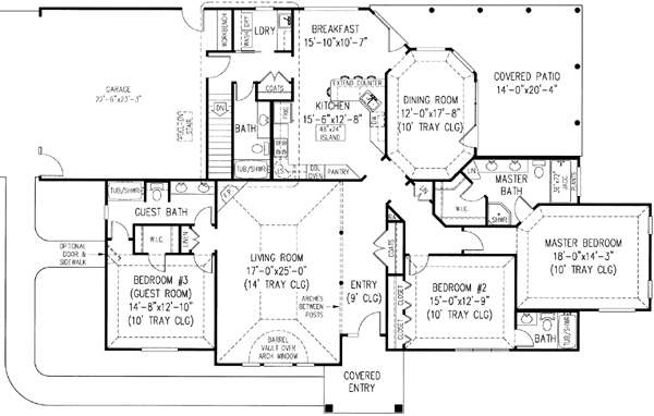 Main Floor Plan: 13-116