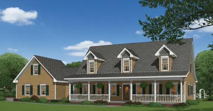 Country house plans 13-118 - front exterior, 2,544 sq ft, 3 bed, 2 bath house plans | Monster House Plans