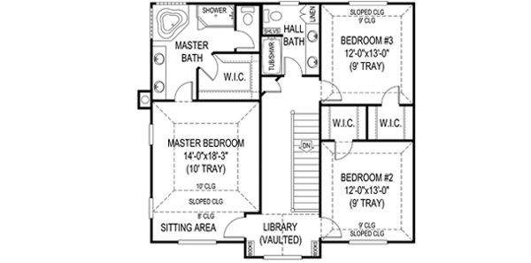 Upper/Second Floor Plan: 13-119