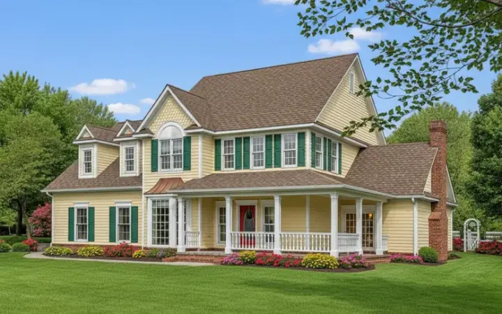 Country house plans 13-122 - front exterior, 2,795 sq ft, 4 bed, 3 bath house plans | Monster House Plans