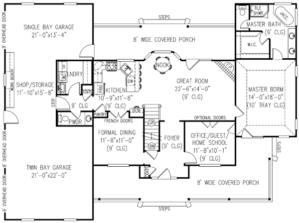 Main Floor Plan: 13-124