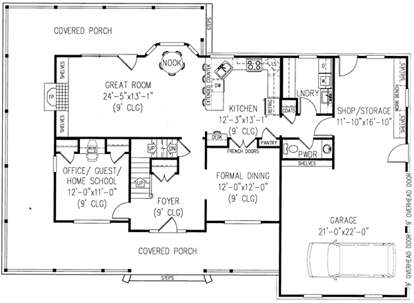 Main Floor Plan: 13-125