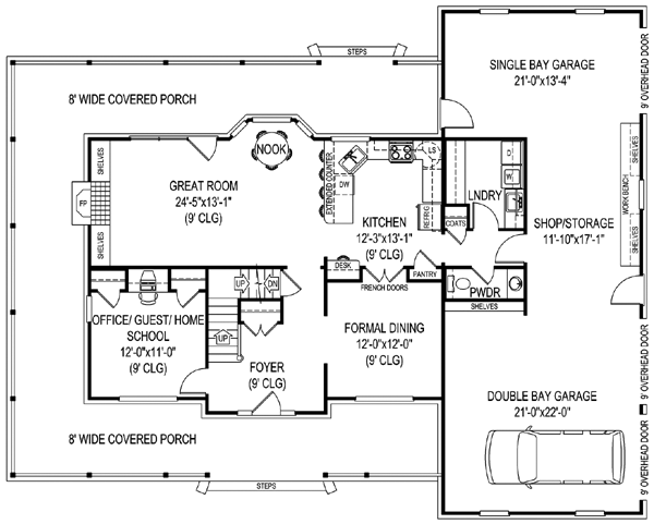 Main Floor Plan: 13-127