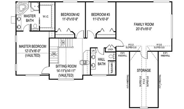 Upper/Second Floor Plan: 13-128
