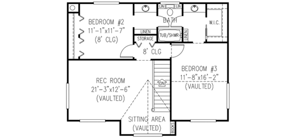 Upper/Second Floor Plan: 13-131