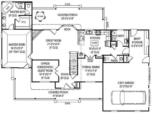 Main Floor Plan: 13-132