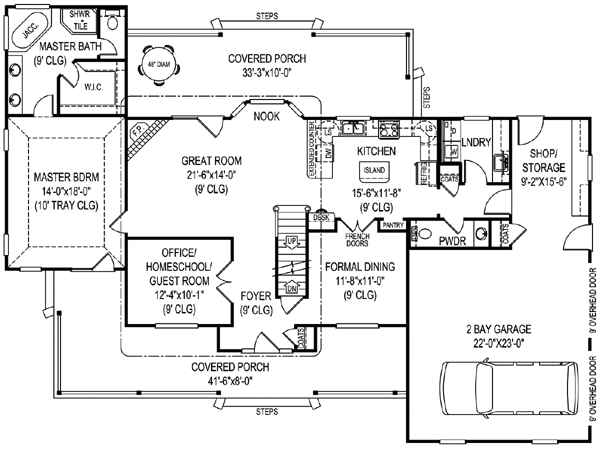 Main Floor Plan: 13-133