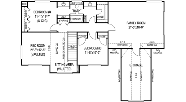 Upper/Second Floor Plan: 13-133