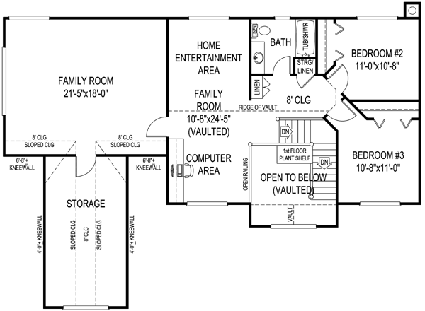 Upper/Second Floor Plan: 13-139