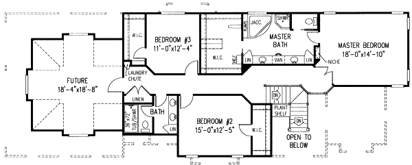 Upper/Second Floor Plan: 13-140