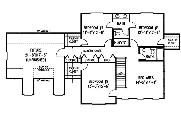 Upper/Second Floor Plan: 13-142
