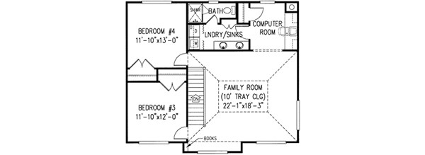 Upper/Second Floor Plan: 13-144