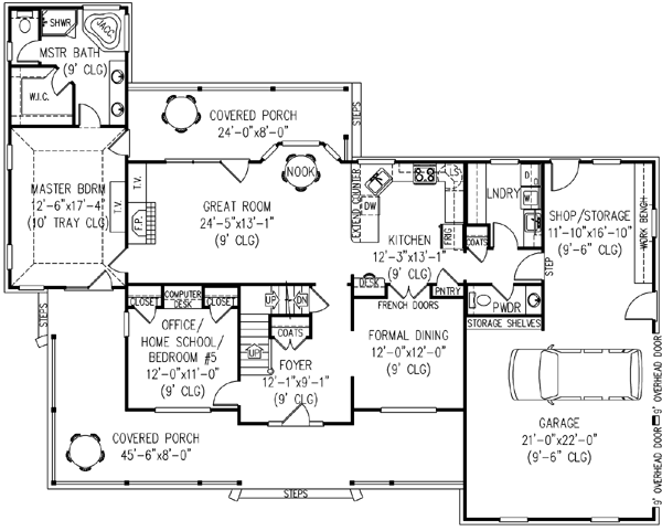 Main Floor Plan: 13-151