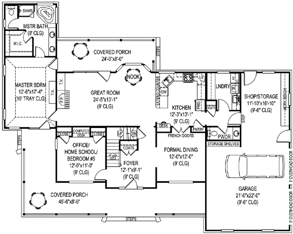 Main Floor Plan: 13-152