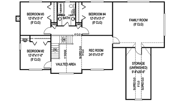 Upper/Second Floor Plan: 13-152