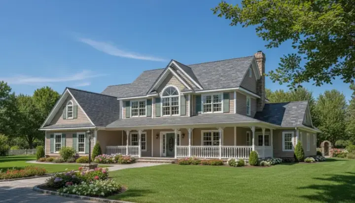 Country house plans 13-154 - front exterior, 2,984 sq ft, 5 bed, 2 bath house plans | Monster House Plans