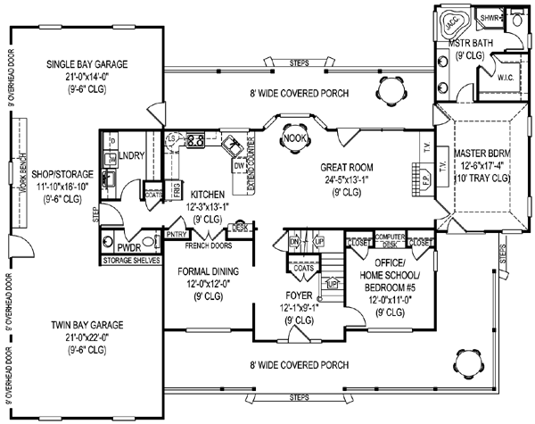 Main Floor Plan: 13-154