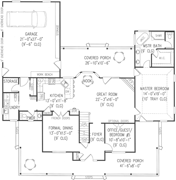 Main Floor Plan: 13-155