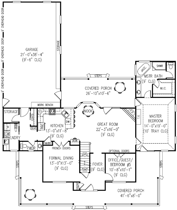 Main Floor Plan: 13-156