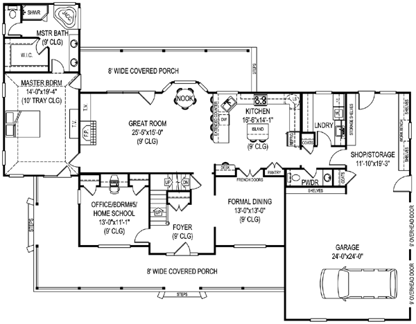 Main Floor Plan: 13-158