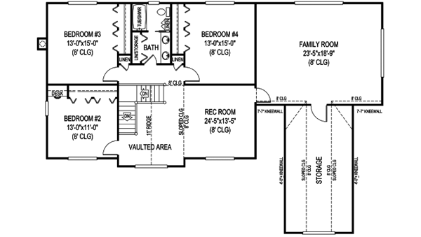 Upper/Second Floor Plan: 13-158