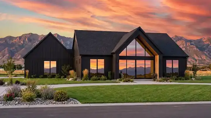Modern Farmhouse house plans 131-111 - front exterior, 1,800 sq ft, 3 bed, 2 bath house plans | Monster House Plans