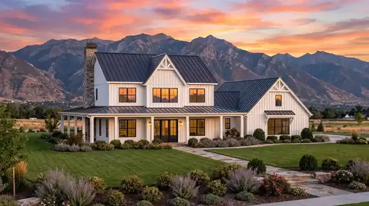 Country house plans 131-167 - front exterior, 3,547 sq ft, 4 bed, 3 bath house plans | Monster House Plans