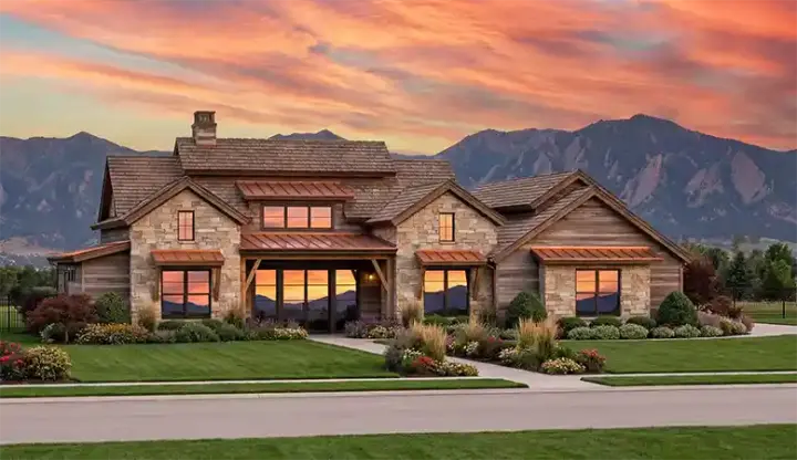 Craftsman house plans 131-179 - front exterior, 2,390 sq ft, 4 bed, 3 bath house plans | Monster House Plans