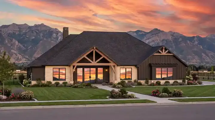 Craftsman house plans 131-241 - front exterior, 2,376 sq ft, 4 bed, 3 bath house plans | Monster House Plans