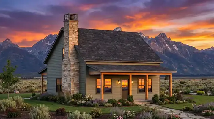 Country house plans 131-261 - front exterior, 1,403 sq ft, 3 bed, 2 bath house plans | Monster House Plans