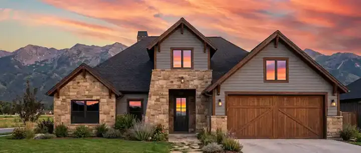 Texas Hill Country house plans 131-298 - front exterior, 1,952 sq ft, 4 bed, 2 bath house plans | Monster House Plans
