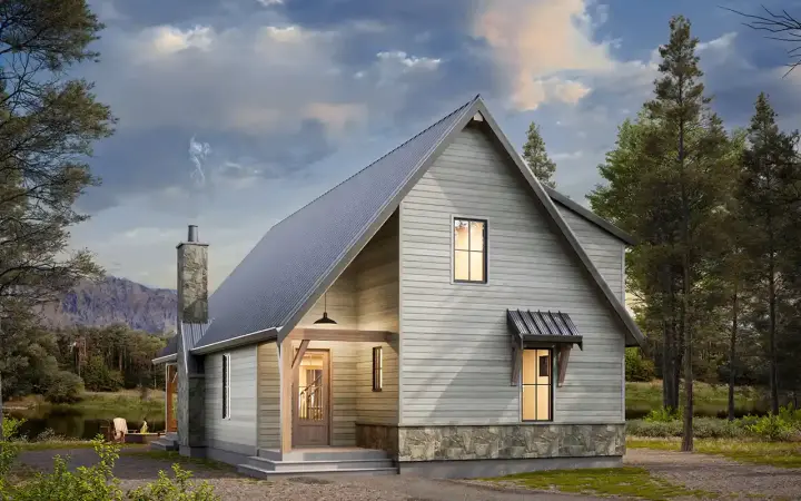 Modern Farmhouse house plans 133-131 - front exterior, 1,914 sq ft, 3 bed, 2 bath house plans | Monster House Plans