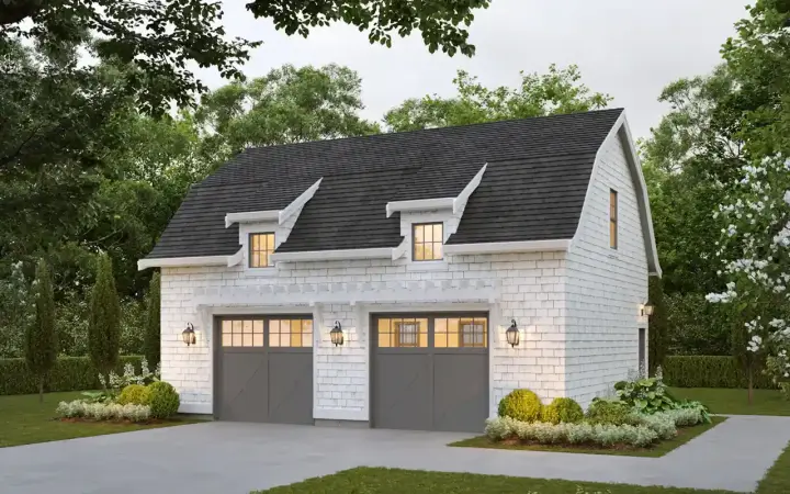 Modern Farmhouse house plans 133-192 - front exterior, 520 sq ft, 0 bed, 0 bath house plans | Monster House Plans