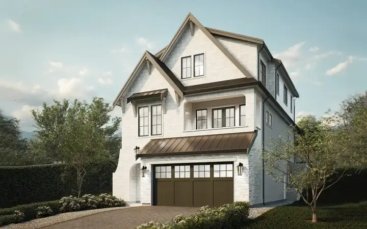 Cottage house plans 133-207 - front exterior, 3,233 sq ft, 5 bed, 3 bath house plans | Monster House Plans