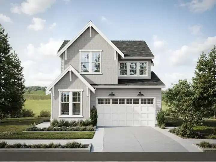 Modern Farmhouse house plans 133-218 - front exterior, 1,968 sq ft, 3 bed, 2 bath house plans | Monster House Plans