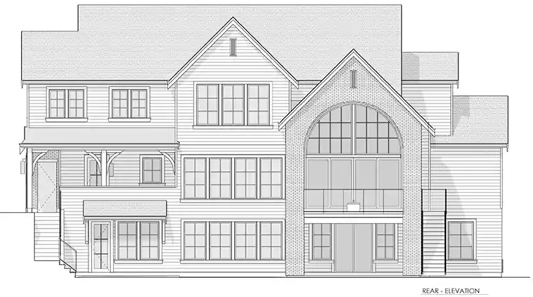 French Country house plans 133-222 - rendering 5, 3,874 sq ft, 4 bed, 3 bath house plans | Monster House Plans