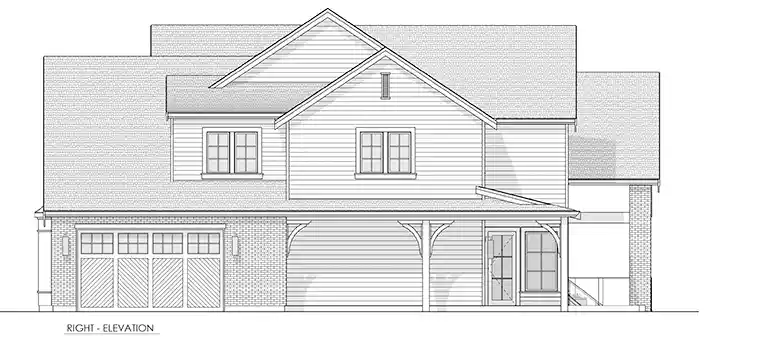 French Country house plans 133-222 - rendering 7, 3,874 sq ft, 4 bed, 3 bath house plans | Monster House Plans