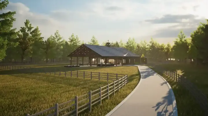 Barndominium house plans 135-108 - front exterior, 3,306 sq ft, 3 bed, 3 bath house plans | Monster House Plans