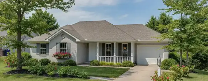 Traditional house plans 14-102 - front exterior, 1,070 sq ft, 3 bed, 2 bath house plans | Monster House Plans