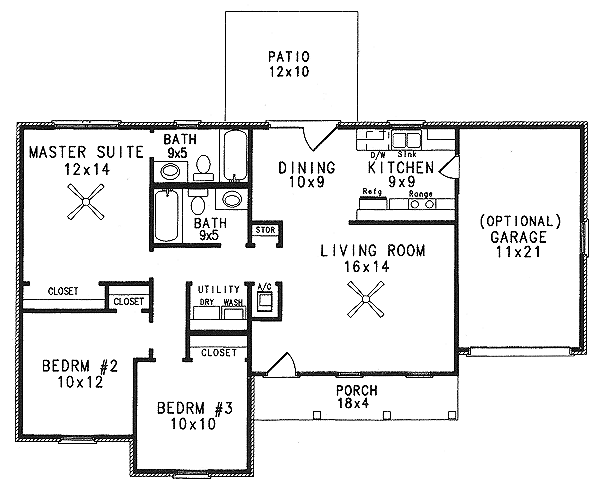 Main Floor Plan: 14-102