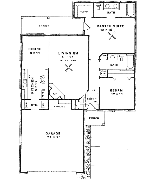 Main Floor Plan: 14-104