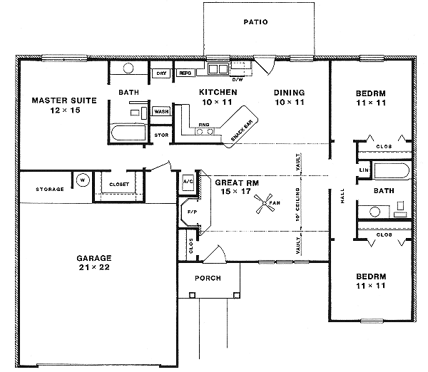 Main Floor Plan: 14-106