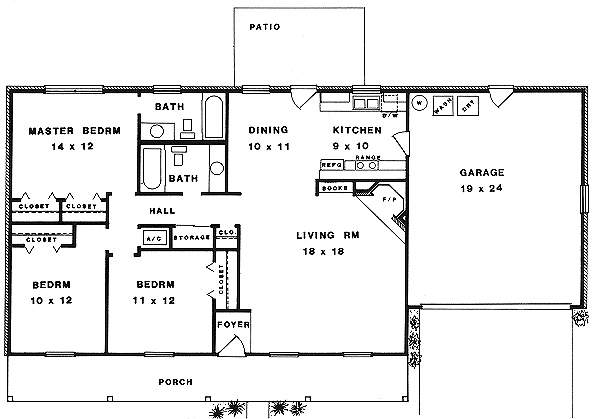 Main Floor Plan: 14-107