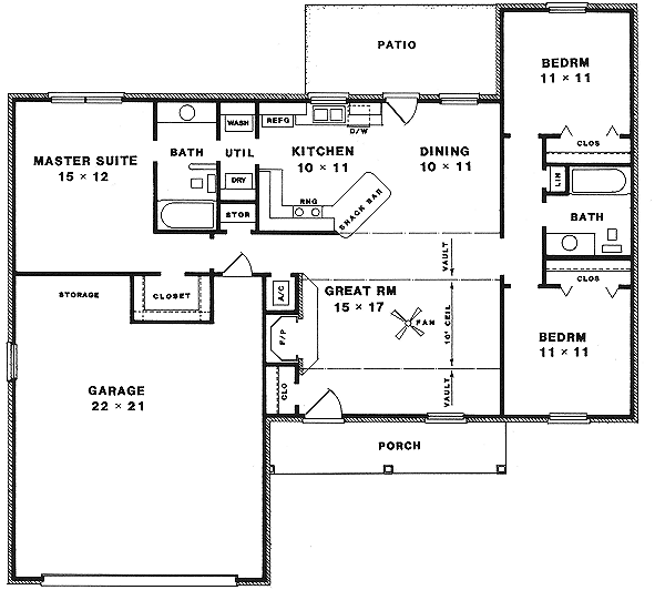 Main Floor Plan: 14-112