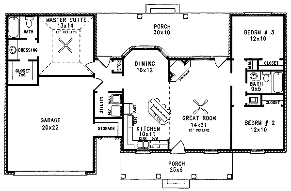 Main Floor Plan: 14-115