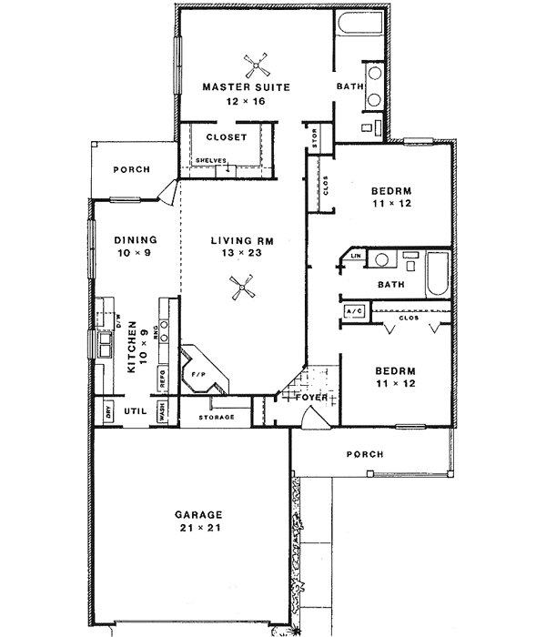Main Floor Plan: 14-116